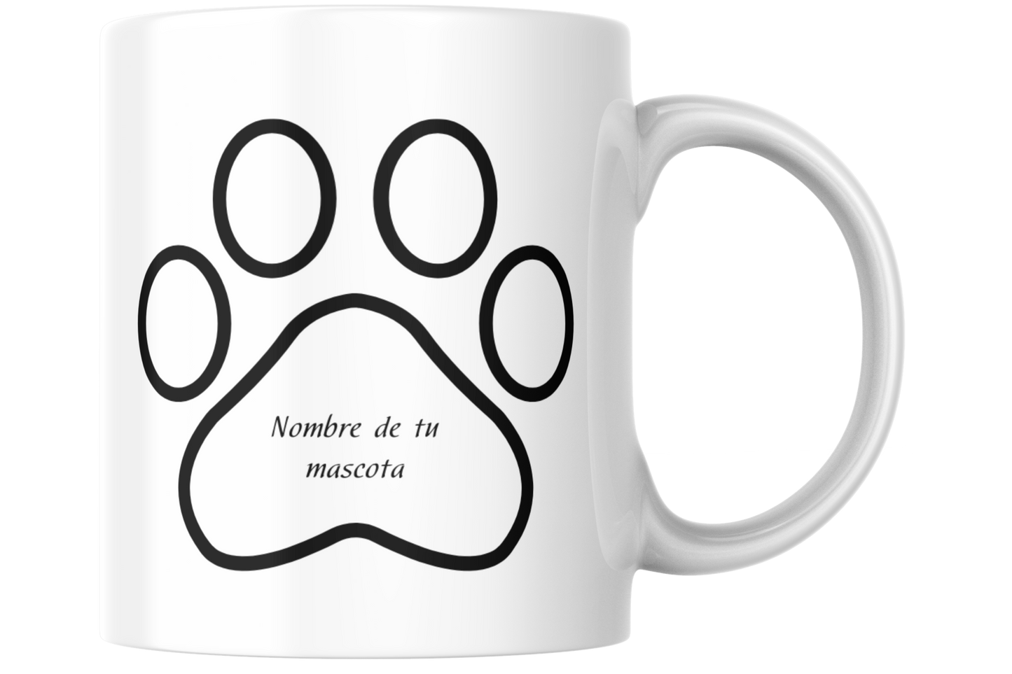 Taza personalizada "Huellas"