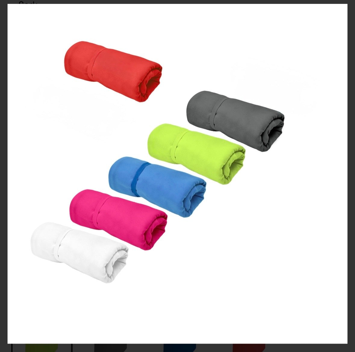 Toalla microfibra personalizada