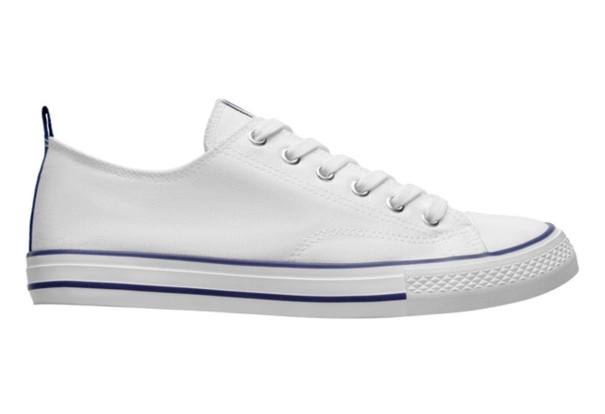 Tenis Casual Personalizados Blancos/Negro